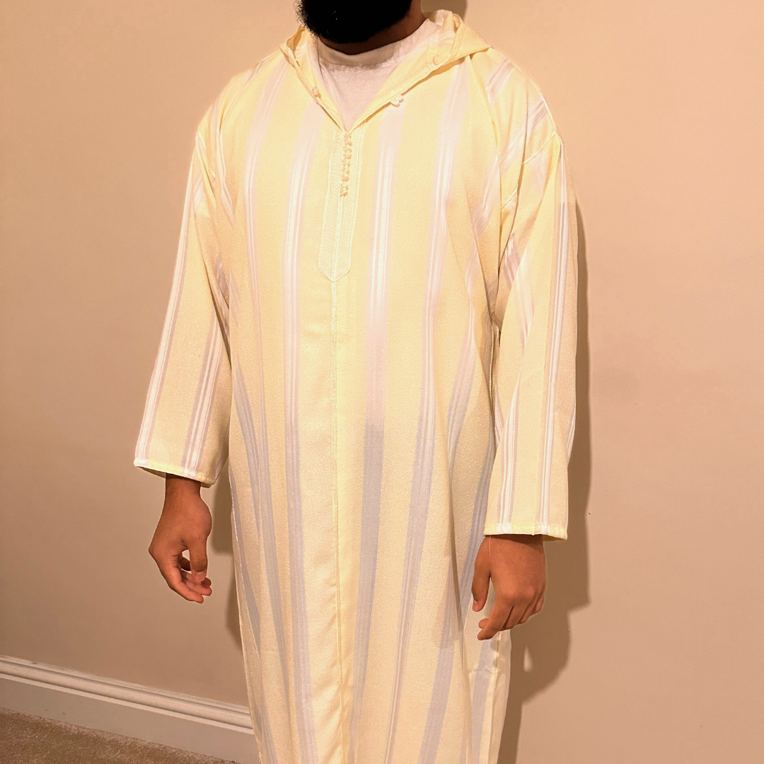 Long Sleeve Moroccan Thobe (multiple colours)
