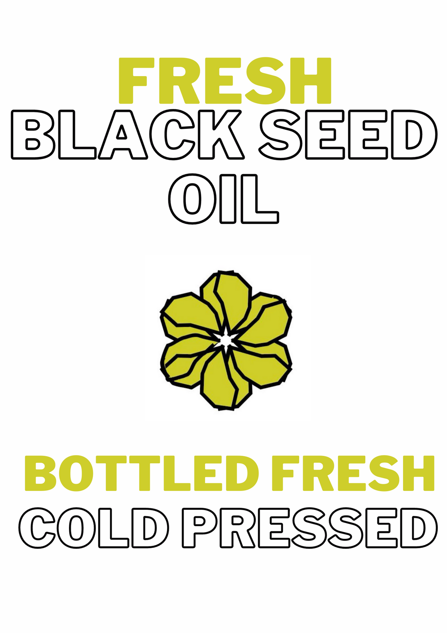 Fresh Pressed Black Seed Oil!