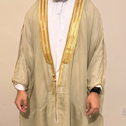 Bisht in Dark Biege