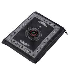 Black Pocket Prayer Mat